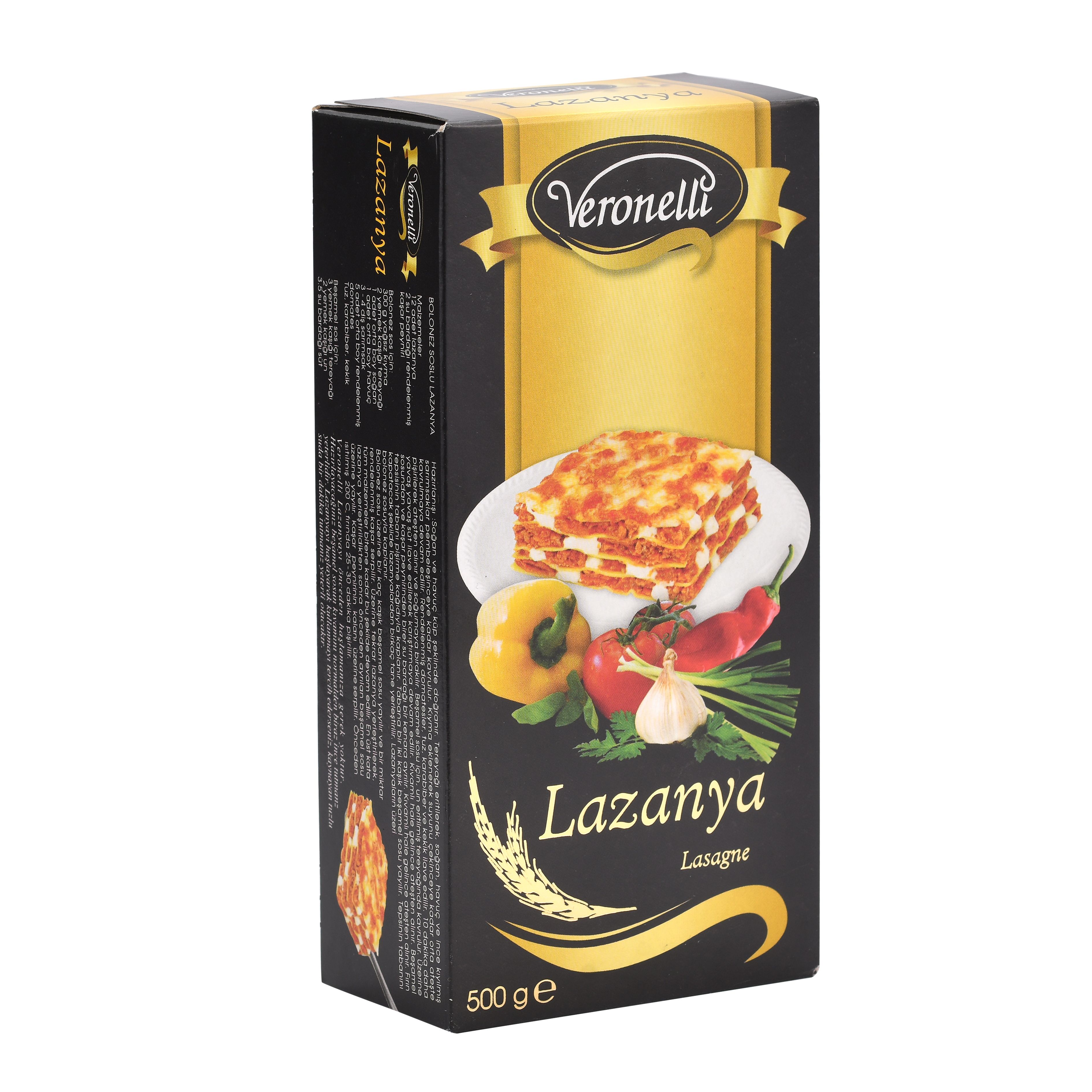 Veronelli Lazanya 500 gr.