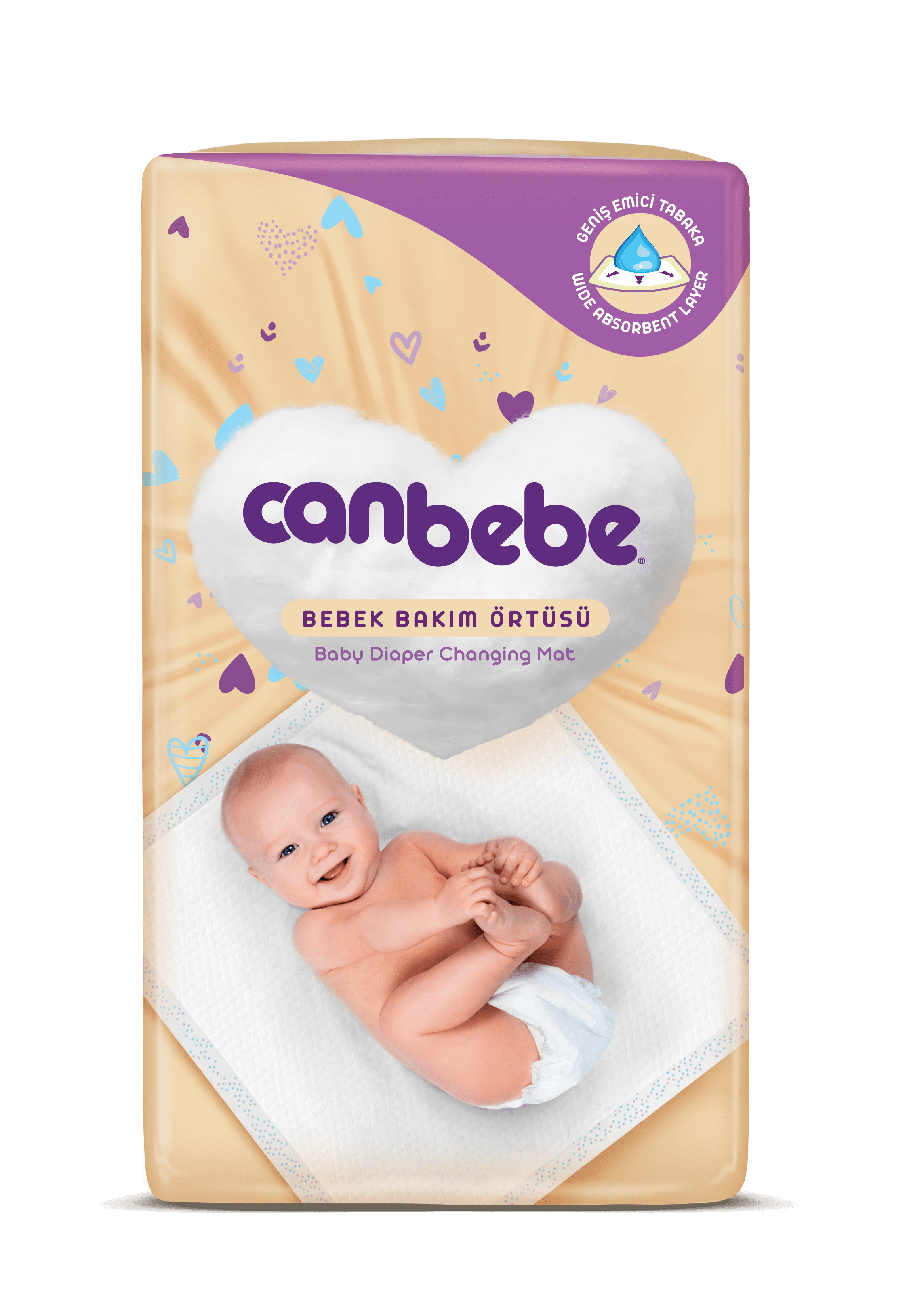 Canbebe Bebek Bakım Örtüsü 60x60