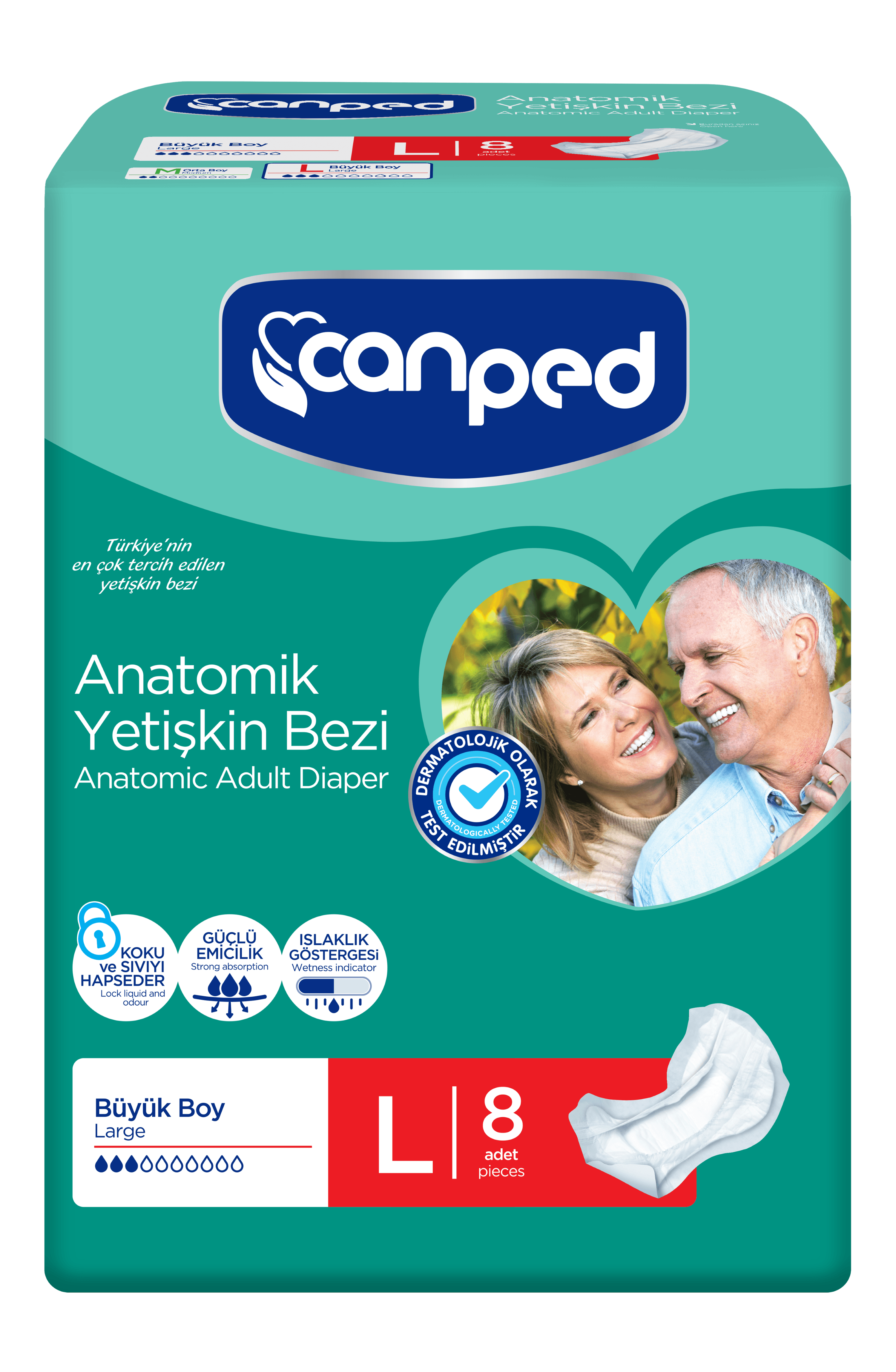 Canped Anatomik Hasta Bezi Large