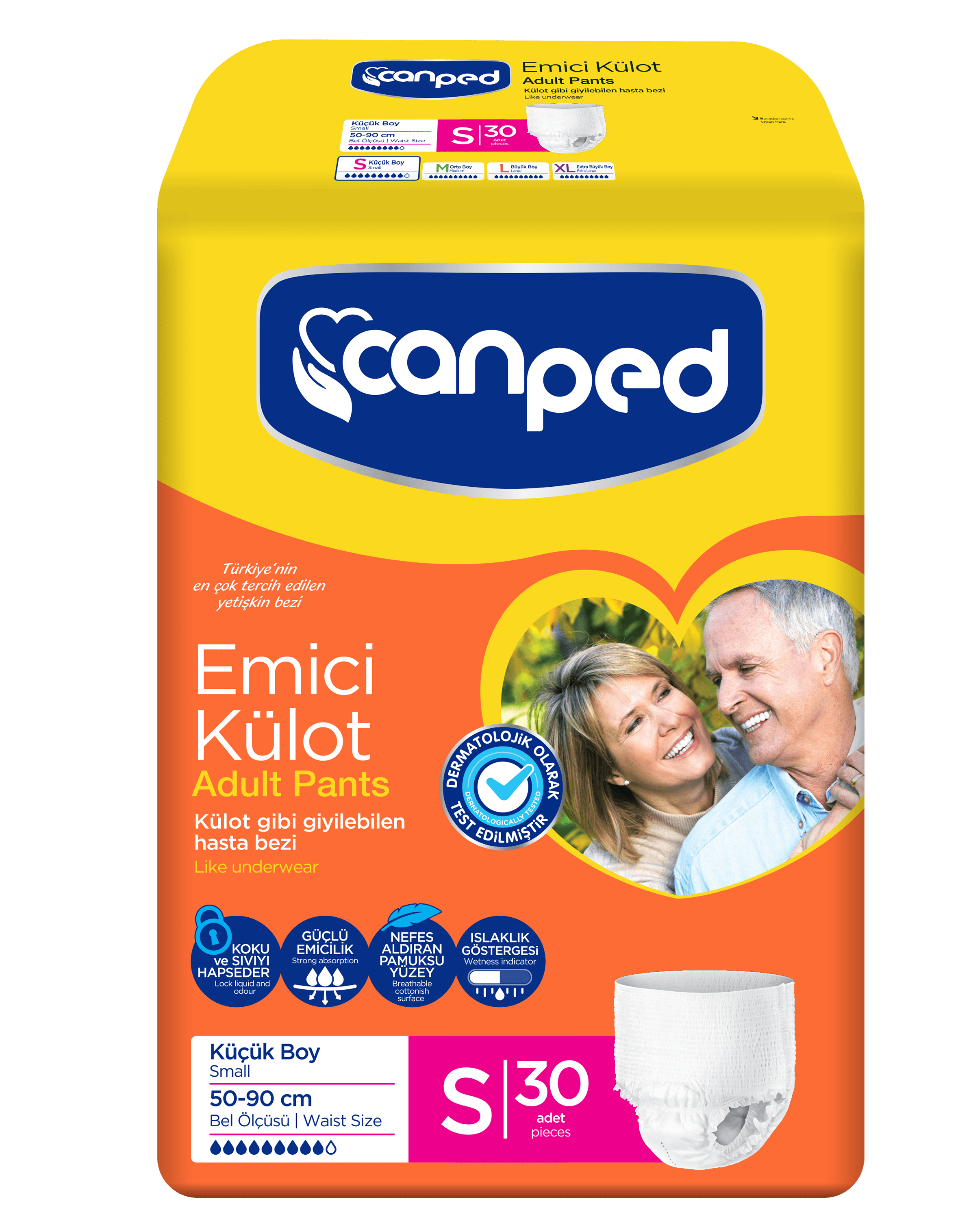 Canped Emici Külot Small 30'lu