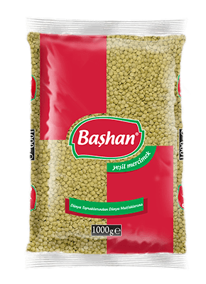 Başhan Yeşil Mercimek 6,5-7 mm 1000 Gr