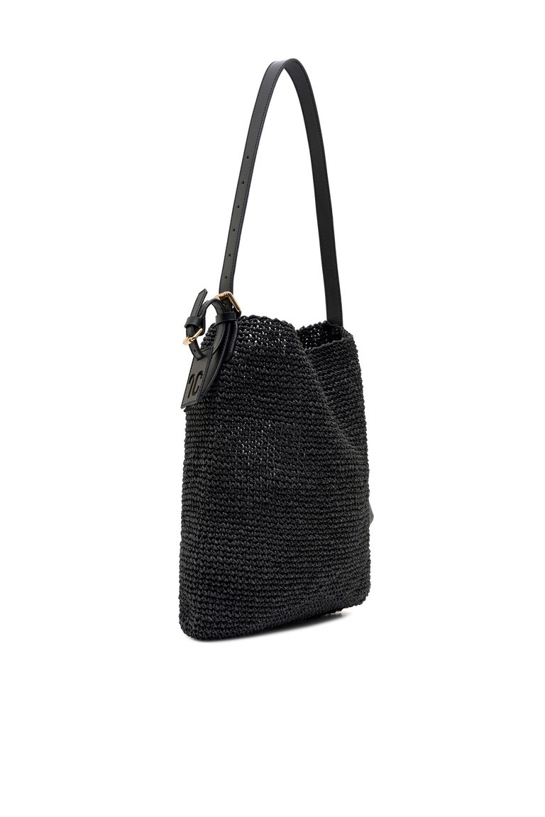 Basic Hand-Knitted Leather Karen - siyah