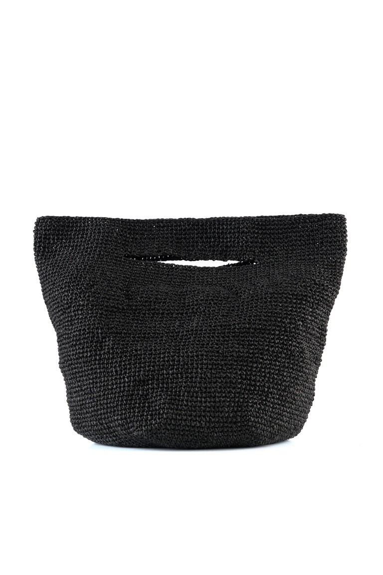 Sack Hand-Knitted Paper - siyah