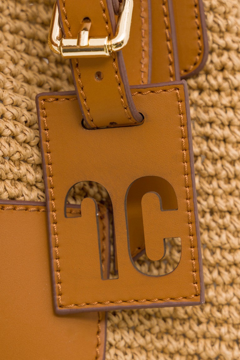 Bucket Hand-Knitted Leather Karen