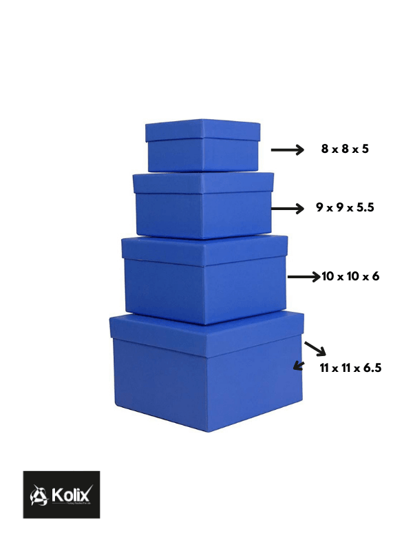 Kolix 4'lü Hediye - Saklama - Dekoratif Kutu