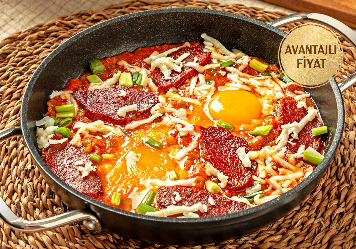 MENEMEN SOS 370 CC+%100 DANA FİLE SUCUK 250 GR+BEYAZ PEYNİR 350 GR