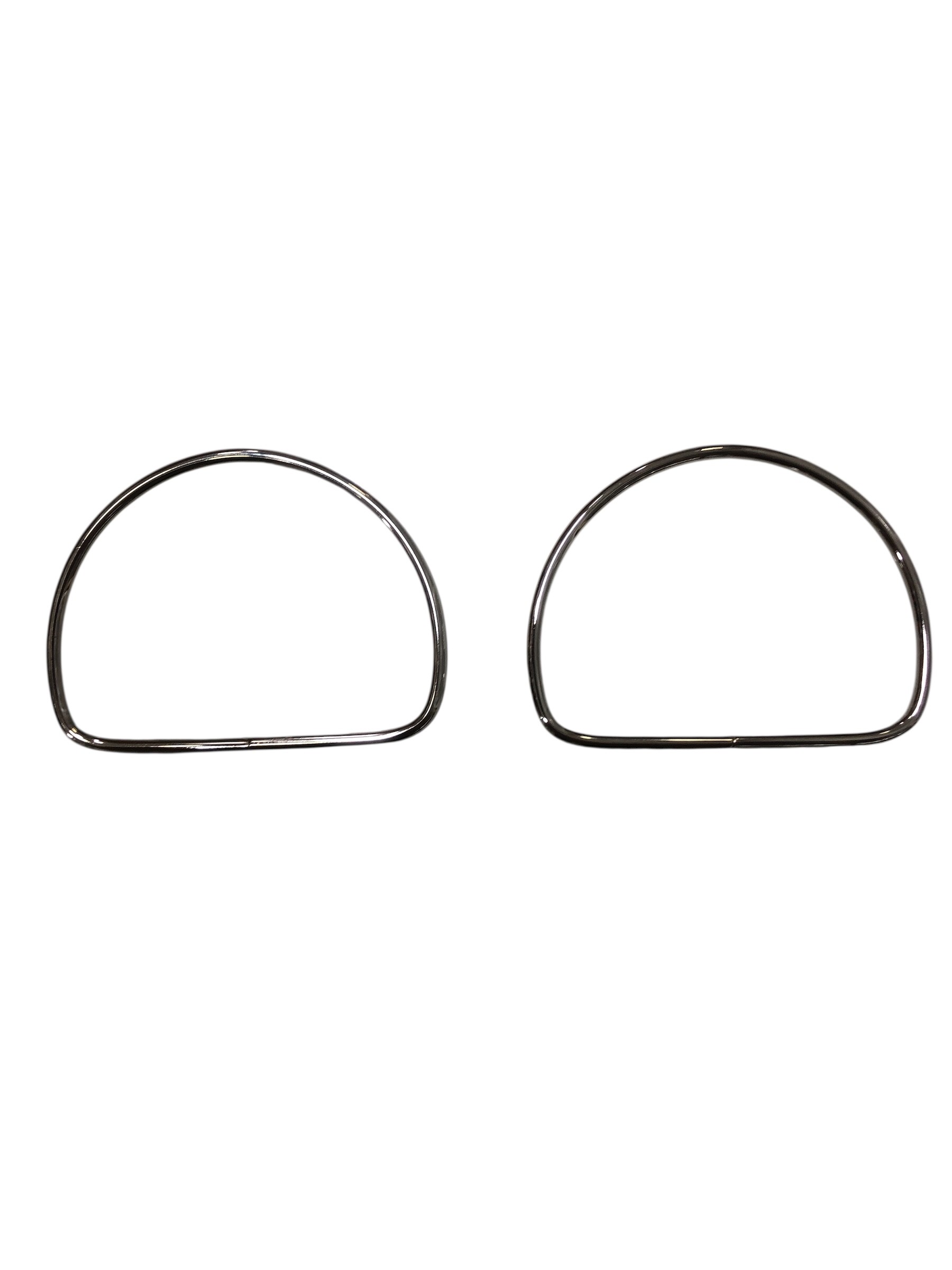D Model Metal Çanta Sapı 13 Cm Cift Gümüş Renk