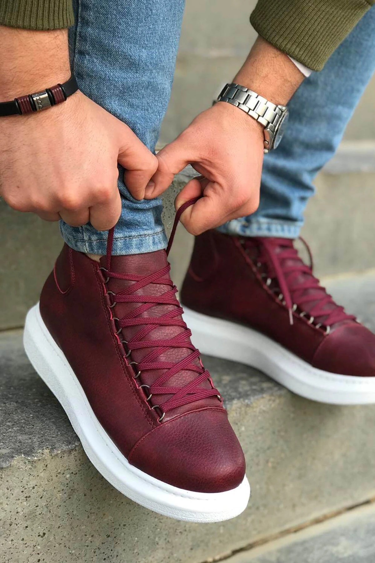 CH258 - CBT Roma Erkek Bot BORDO