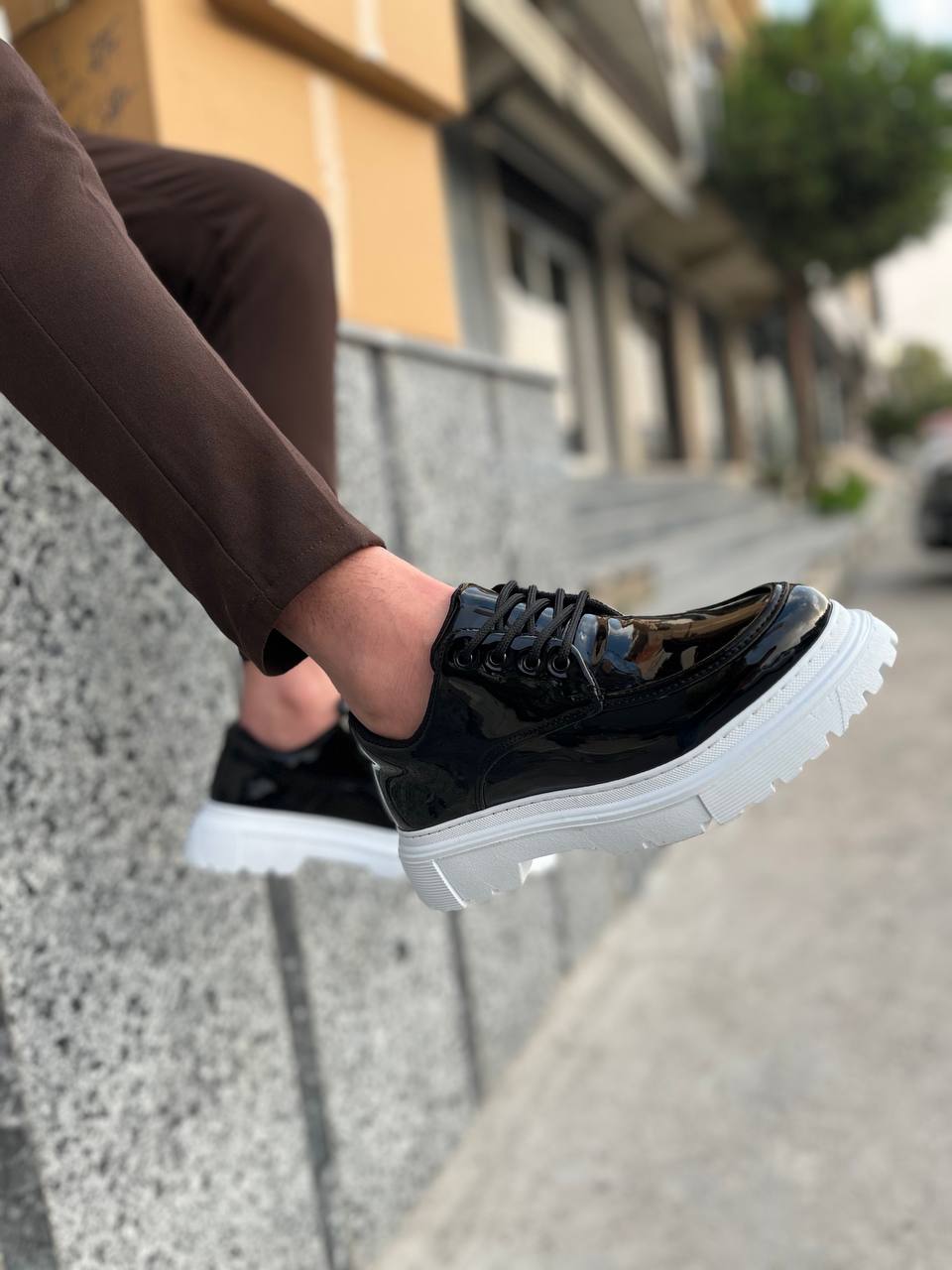 KB-X6 Kuback Siyah Rugan Günlük Erkek Ayakkabı