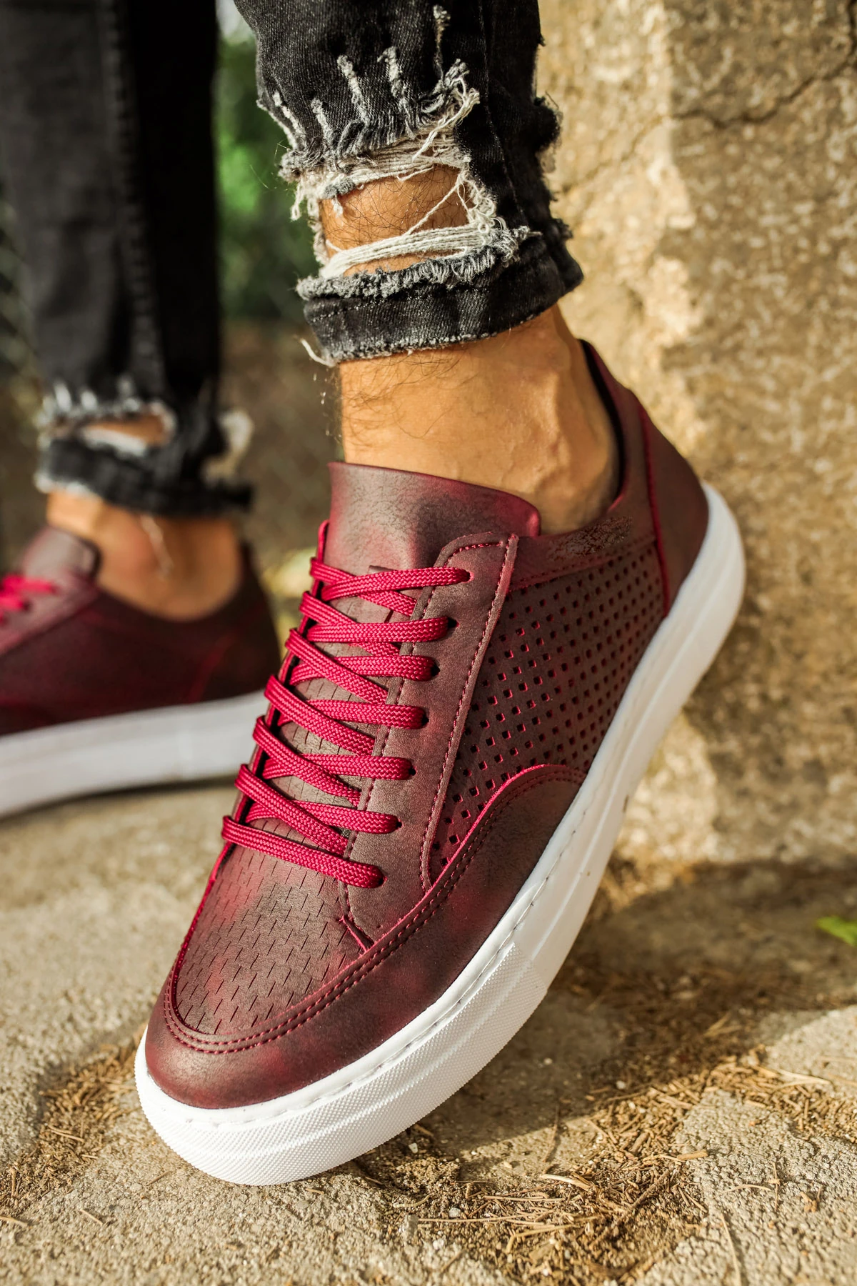 CH015 - CBT First Edition Erkek Ayakkabı BORDO