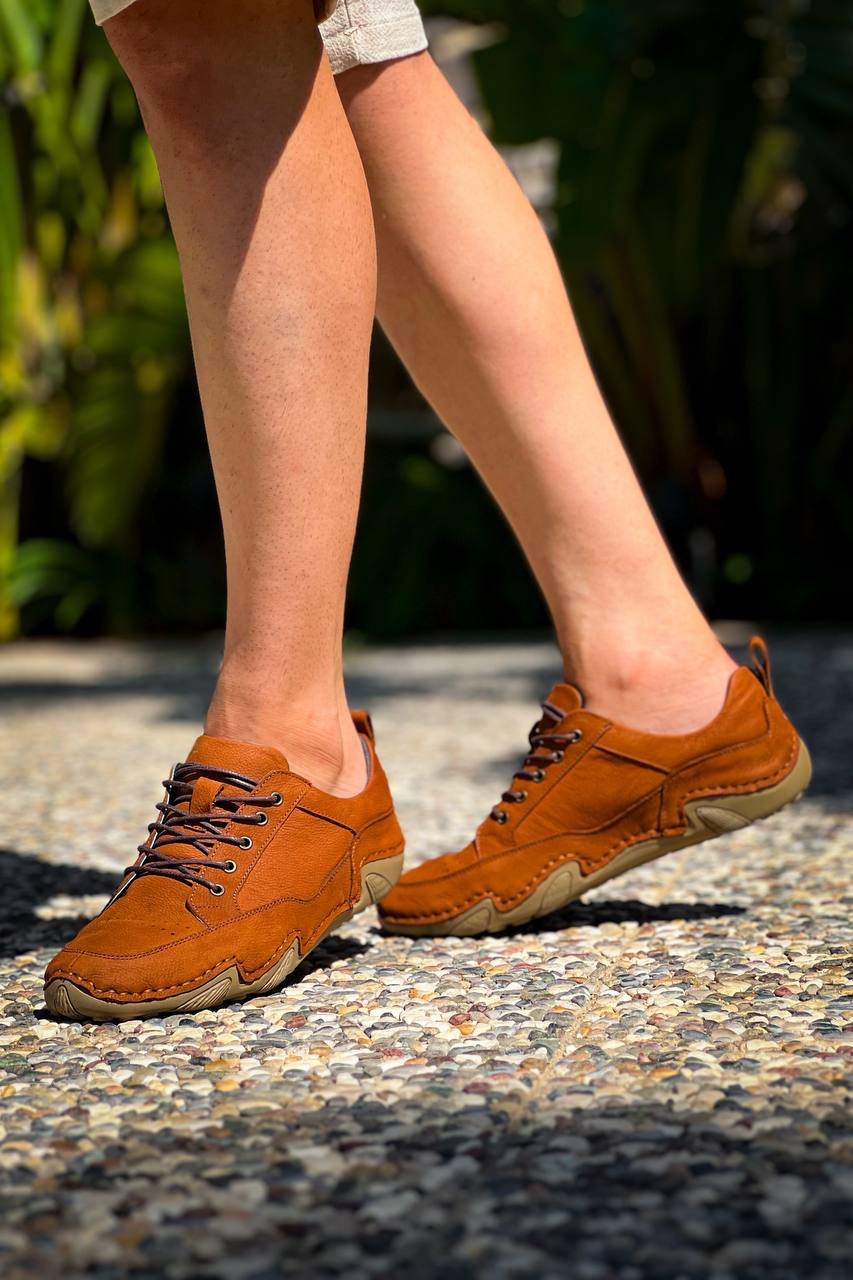 KBDX1 Kuback Taba Deri Günlük Erkek Ayakkabı