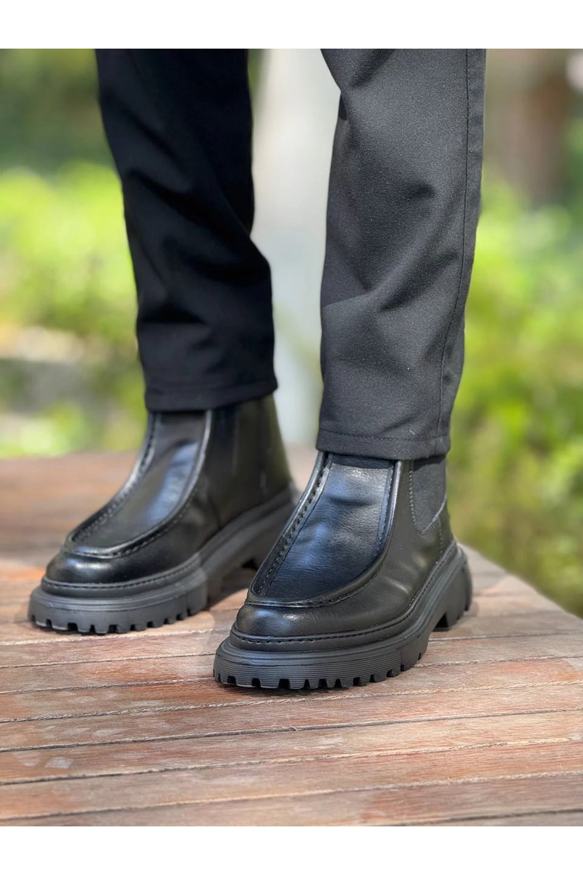 CH2433 - FRT Erkek Bot SIYAH