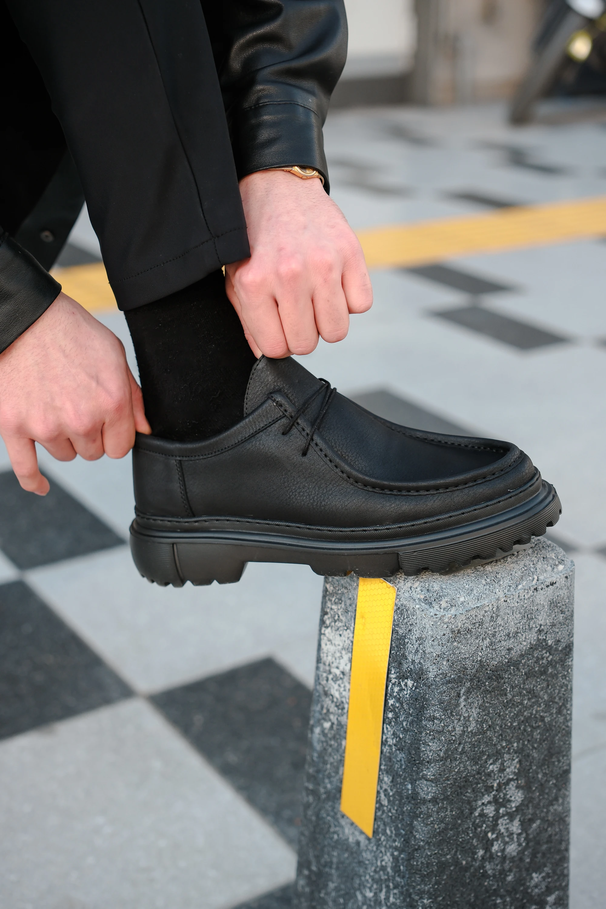 CH2404 - CST Castle Erkek Ayakkabı SIYAH