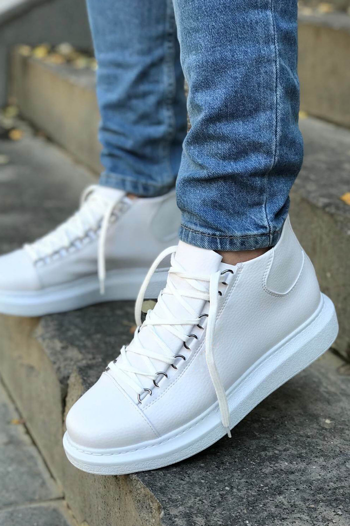 CH258 - CBT Roma Erkek Bot BEYAZ