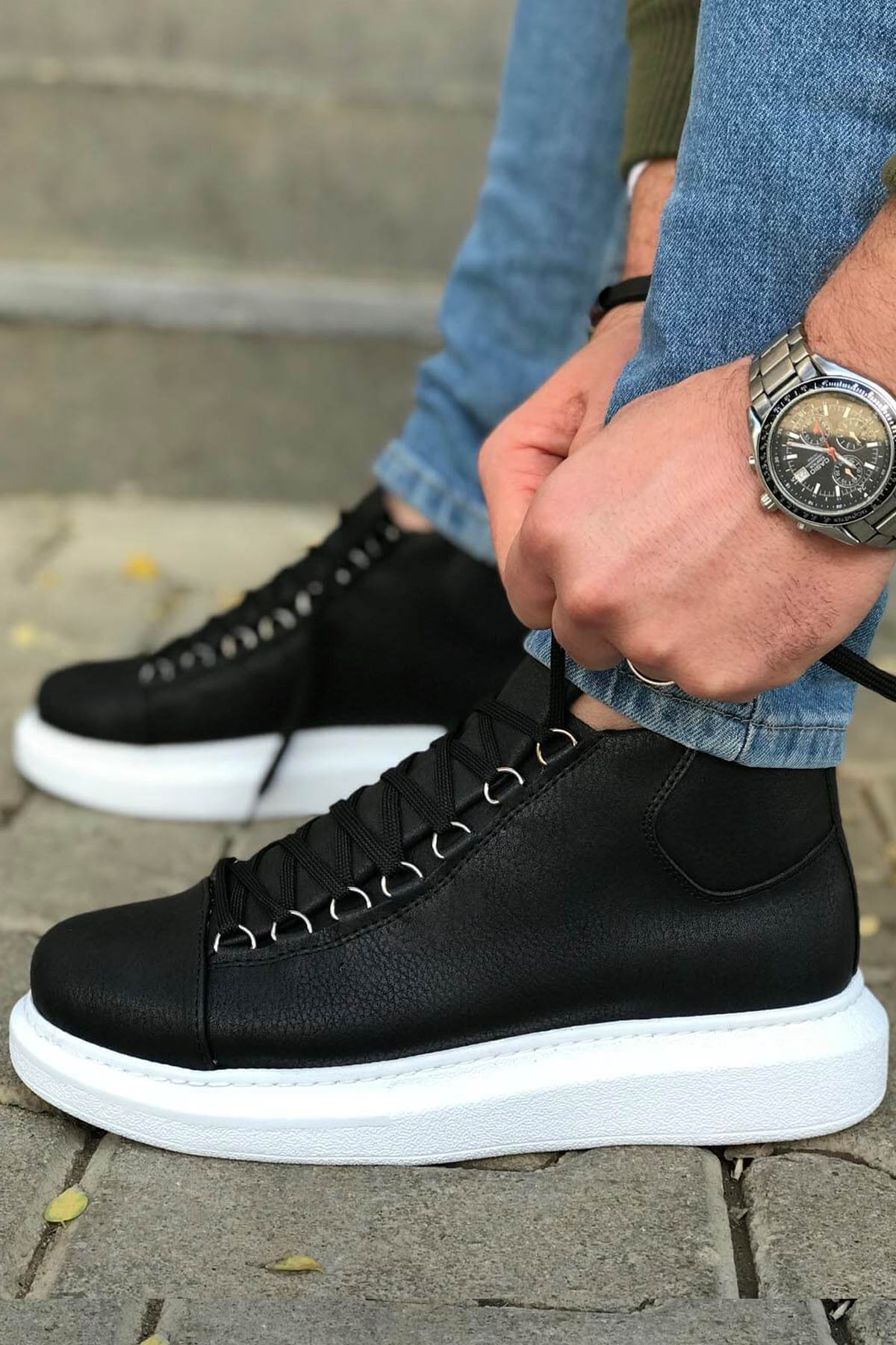 CH258 - CBT Roma Erkek Bot SIYAH