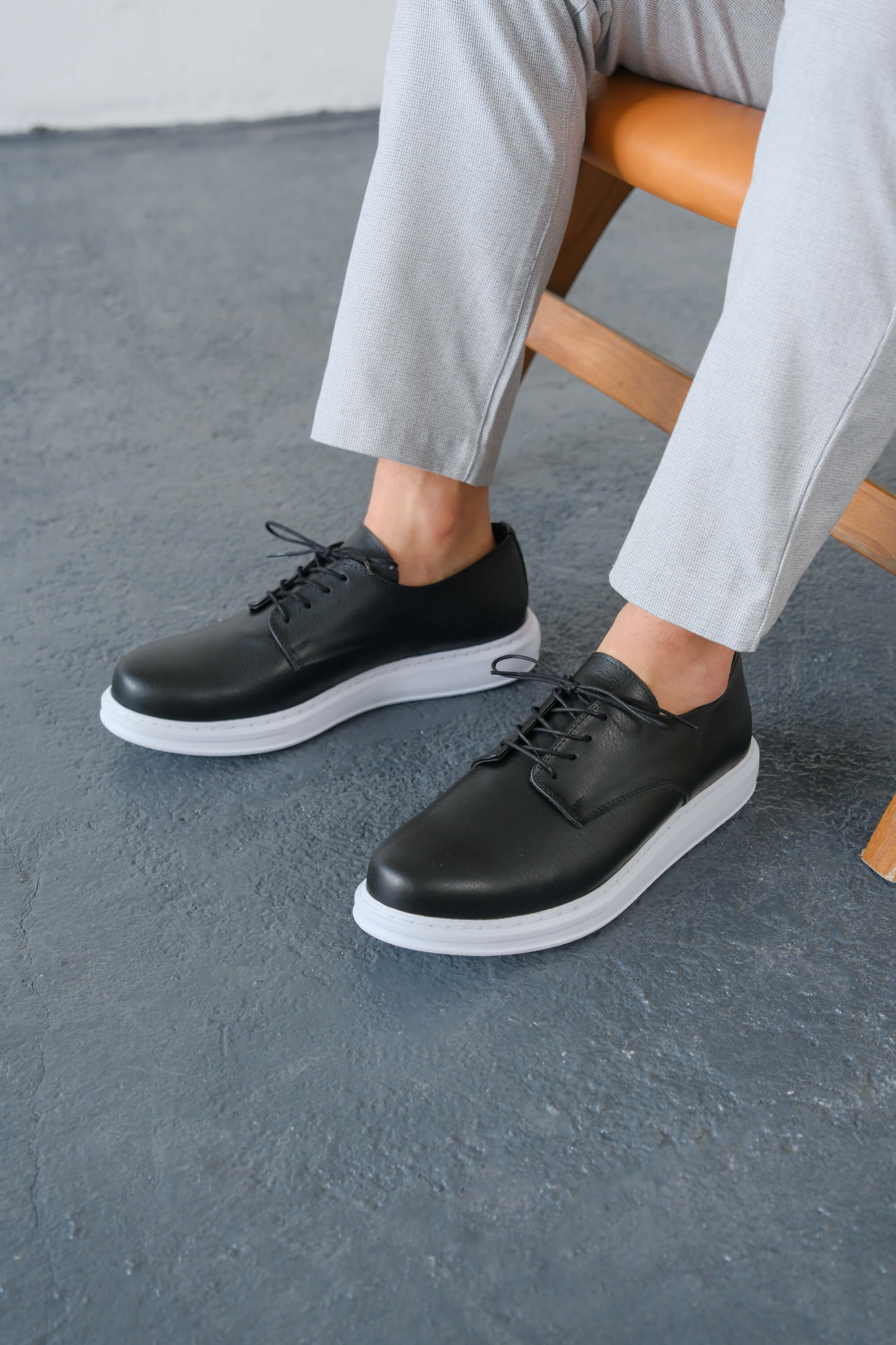 CH003 - CBT Pelle Classica Erkek Ayakkabı SIYAH