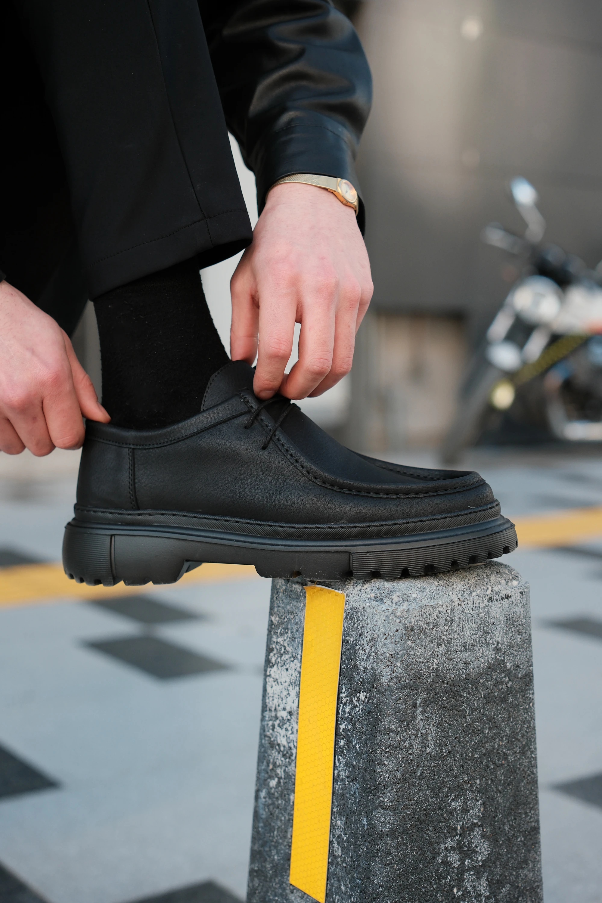 CH2404 - CST Castle Erkek Ayakkabı SIYAH