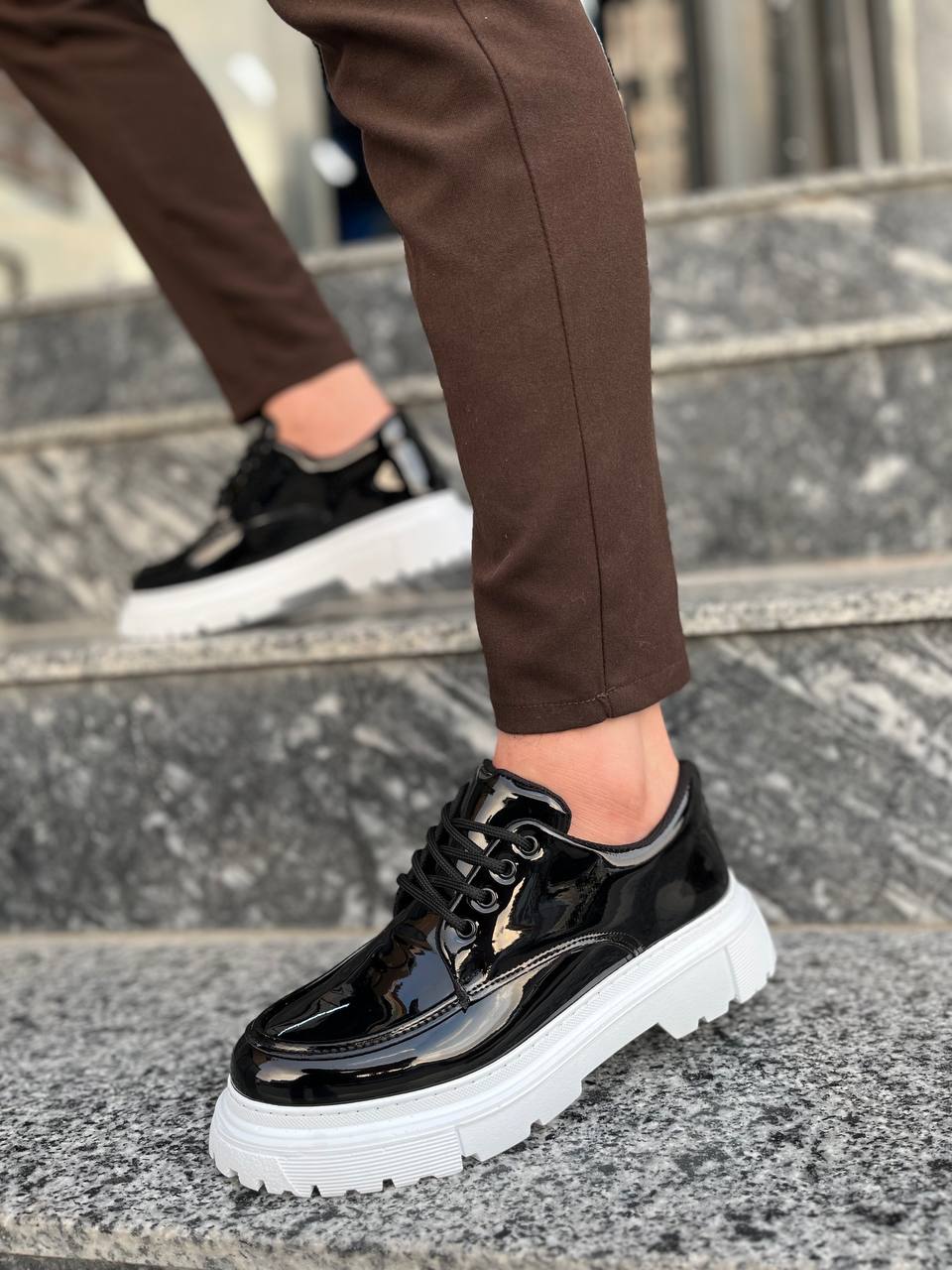 KB-X6 Kuback Siyah Rugan Günlük Erkek Ayakkabı