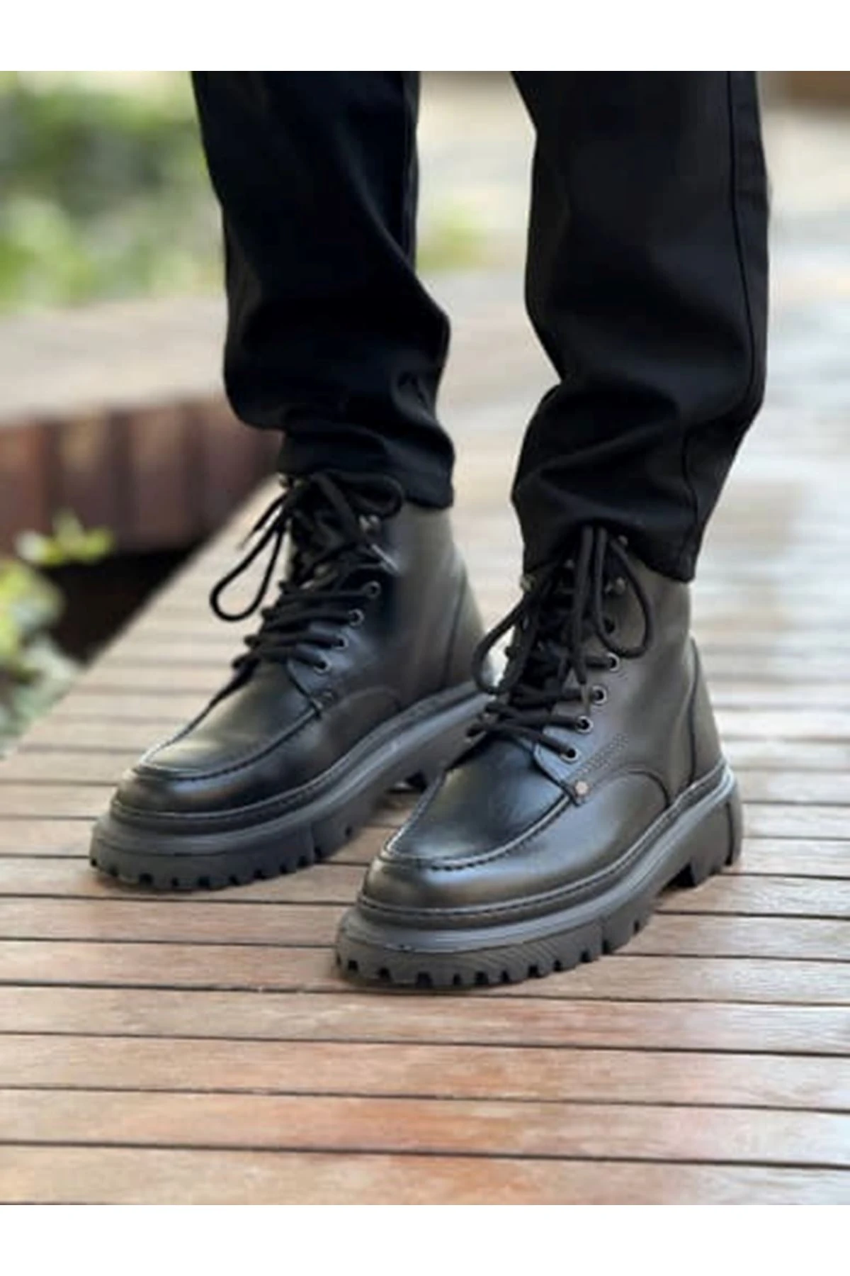 CH2529 - Fantasya ST Erkek Bot SIYAH