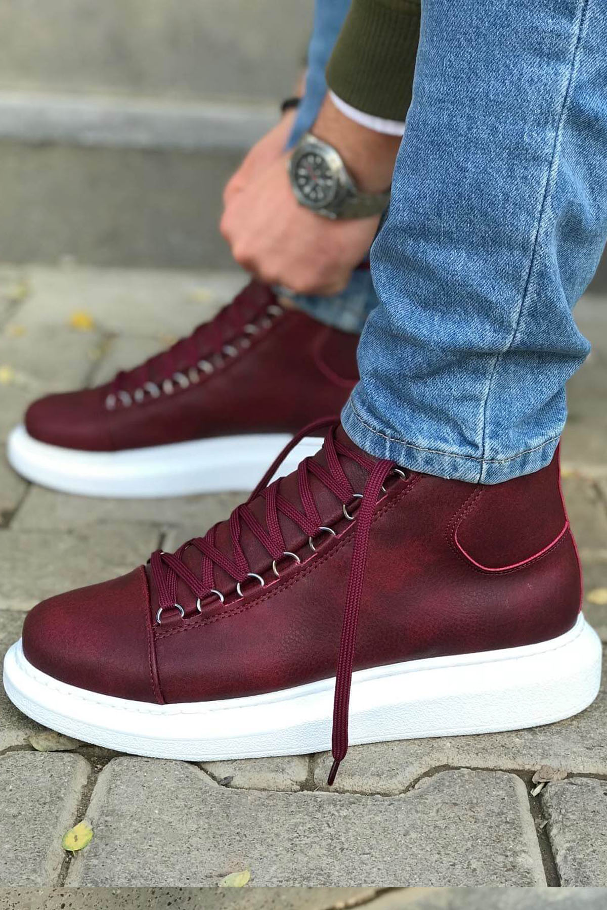 CH258 - CBT Roma Erkek Bot BORDO