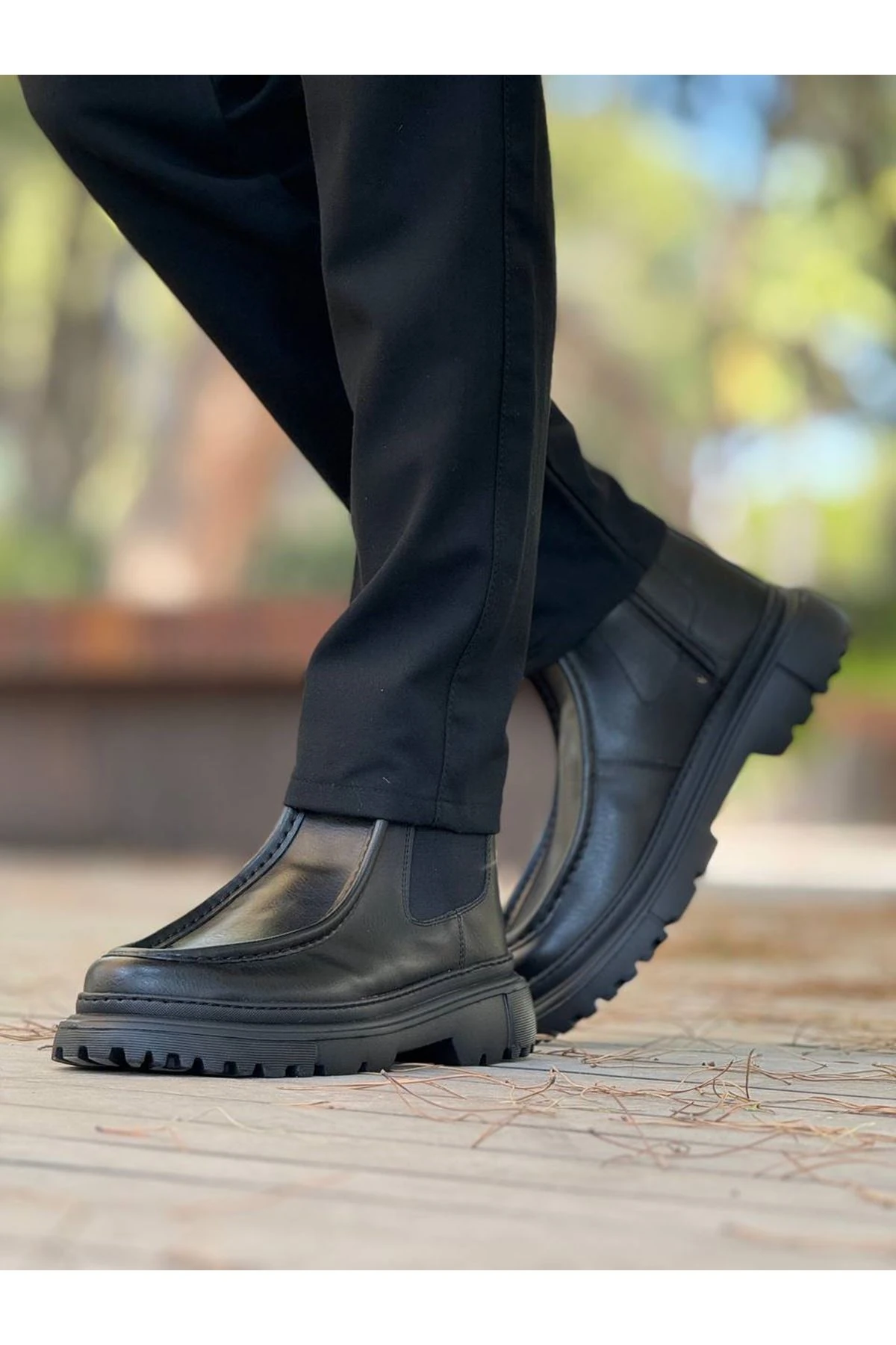 CH2433 - FRT Erkek Bot SIYAH