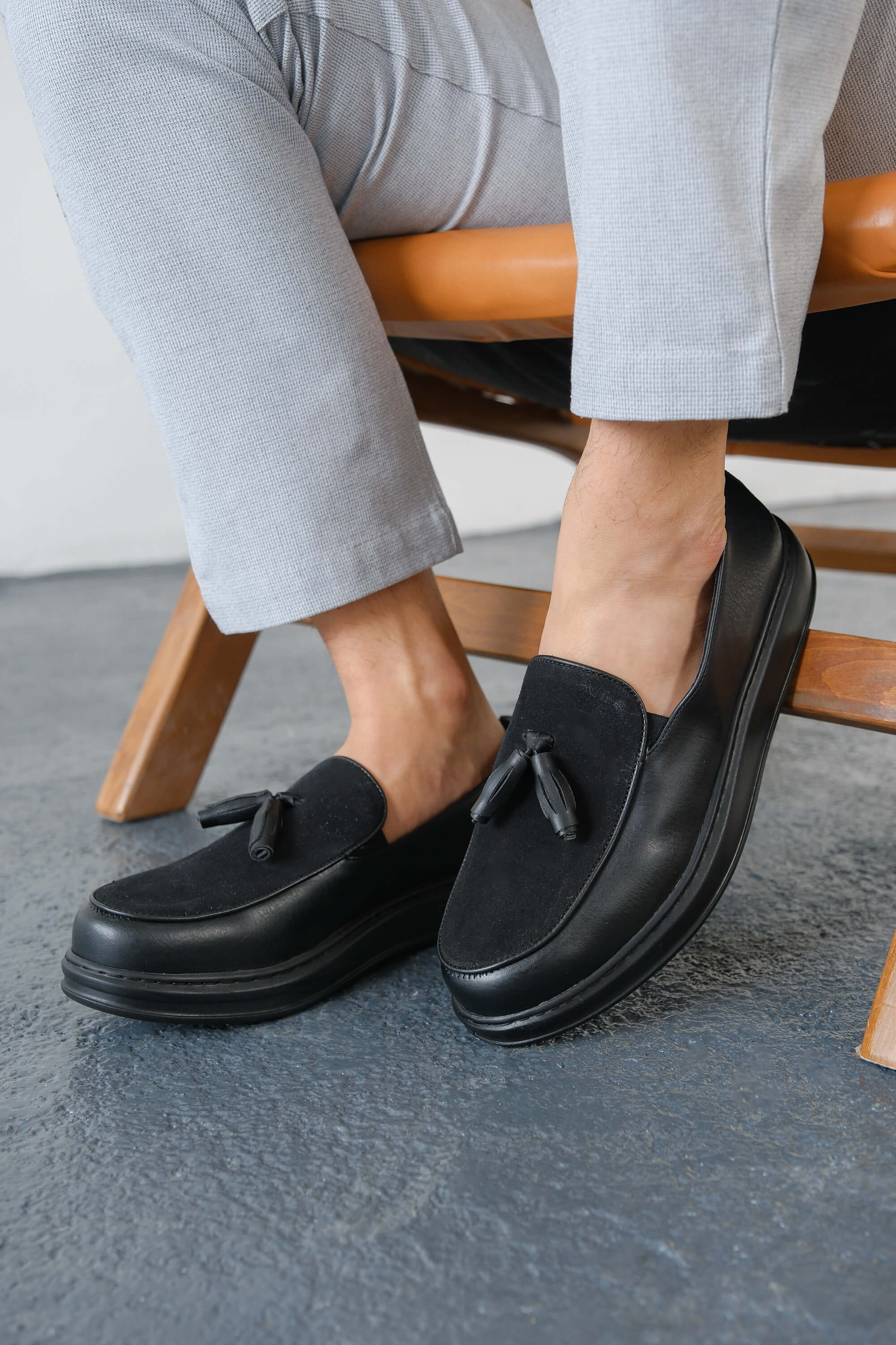 CH002 - CST Loafer Pelle Erkek Ayakkabı SIYAH