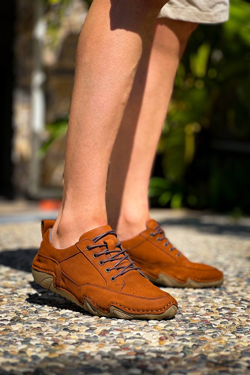 KBDX1 Kuback Taba Deri Günlük Erkek Ayakkabı