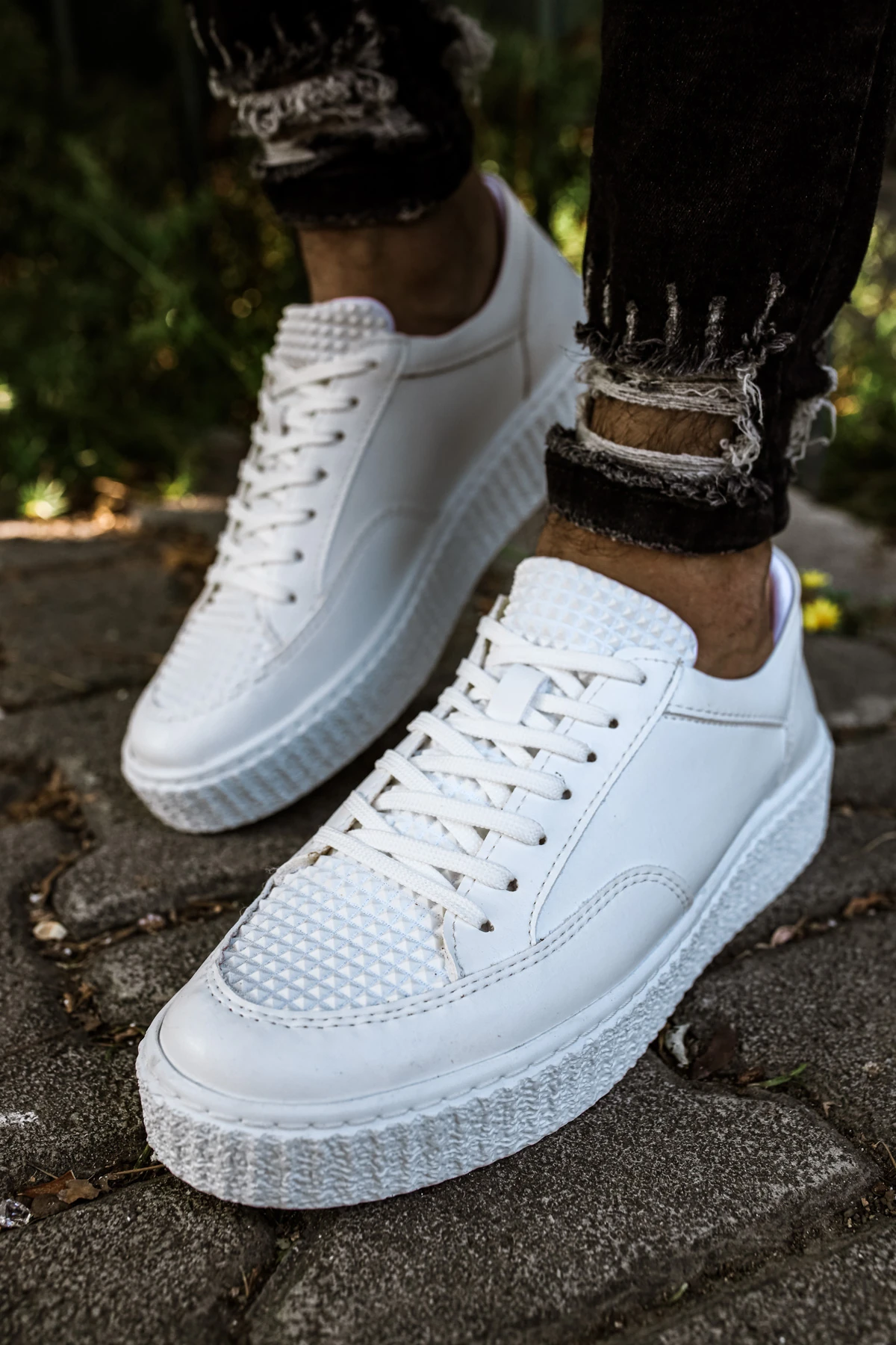 CH017 - FBT Pyramid Erkek Ayakkabı BEYAZ