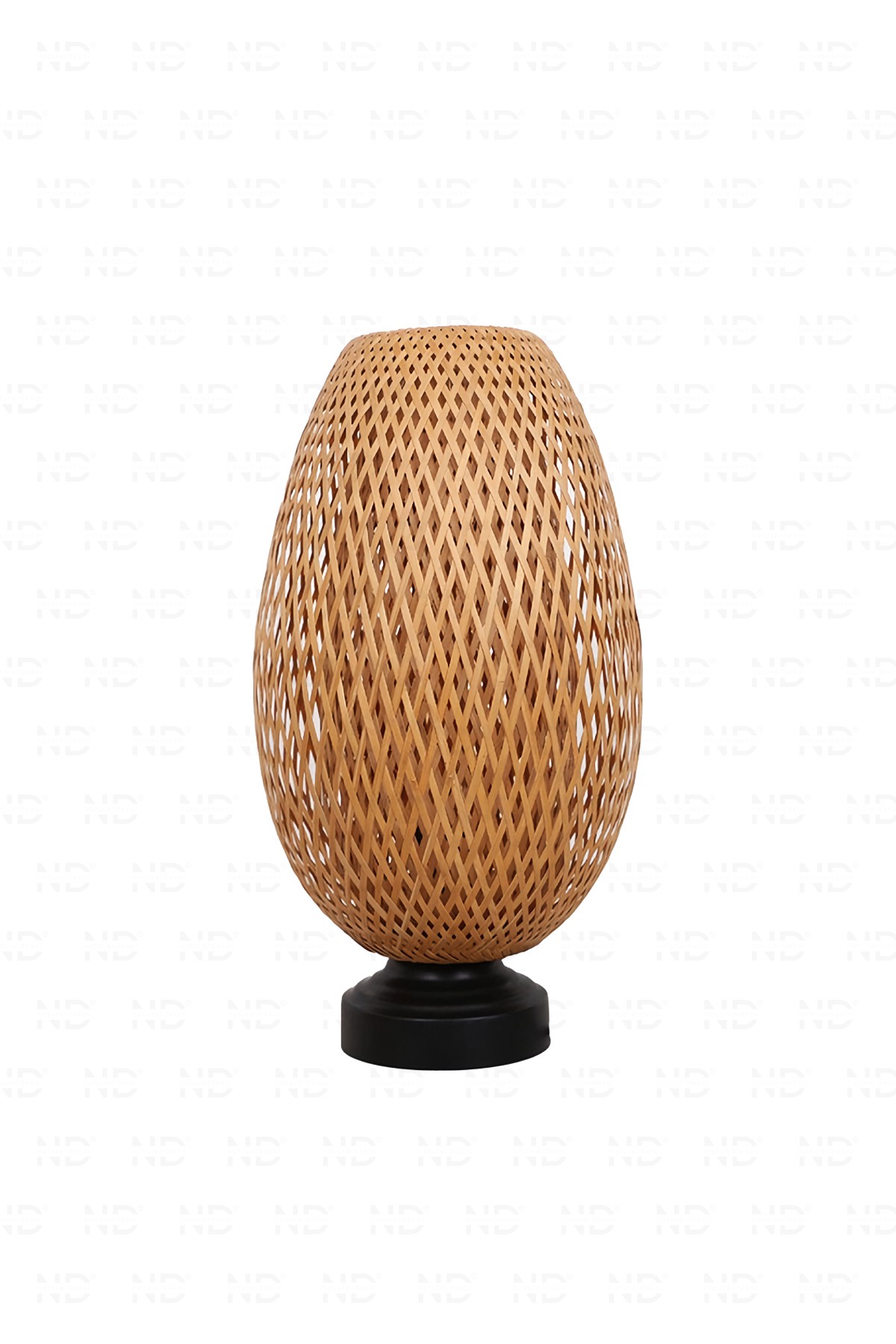 Boja Bambu Siyah Detay Aplik 23x37x60 cm İskandinav, Modern, Bohem, Rattan, Aydınlatma