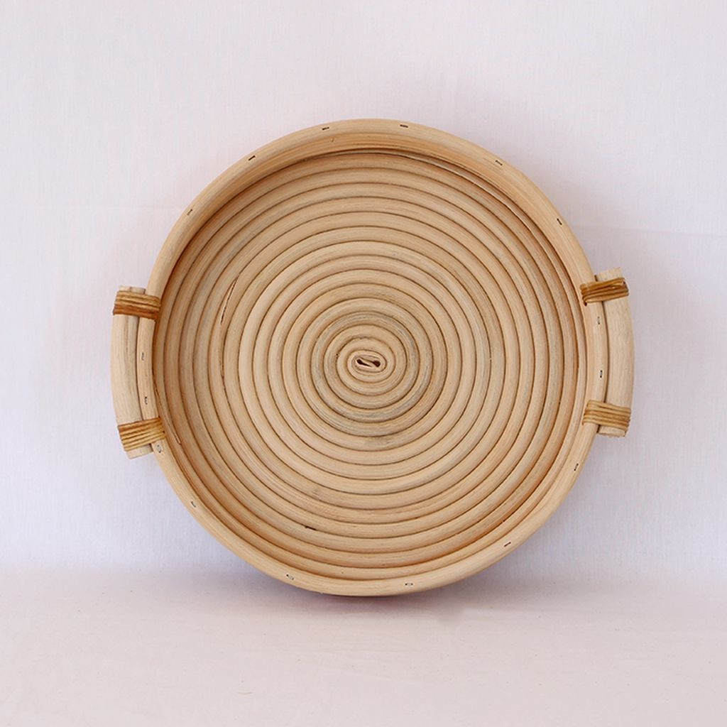Bohem Rattan Tepsi Medium, Iskandinav, Modern