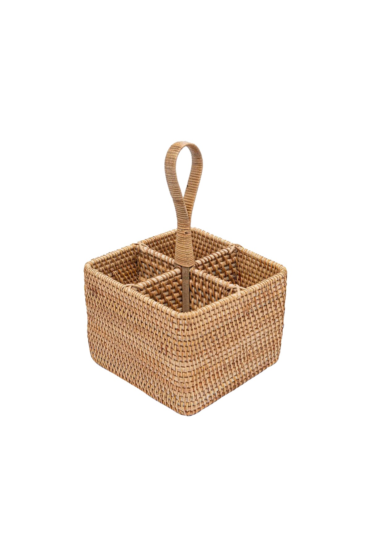 Bohem Kare Rattan Çatallık ve Kaşıklık, Iskandinav, Modern