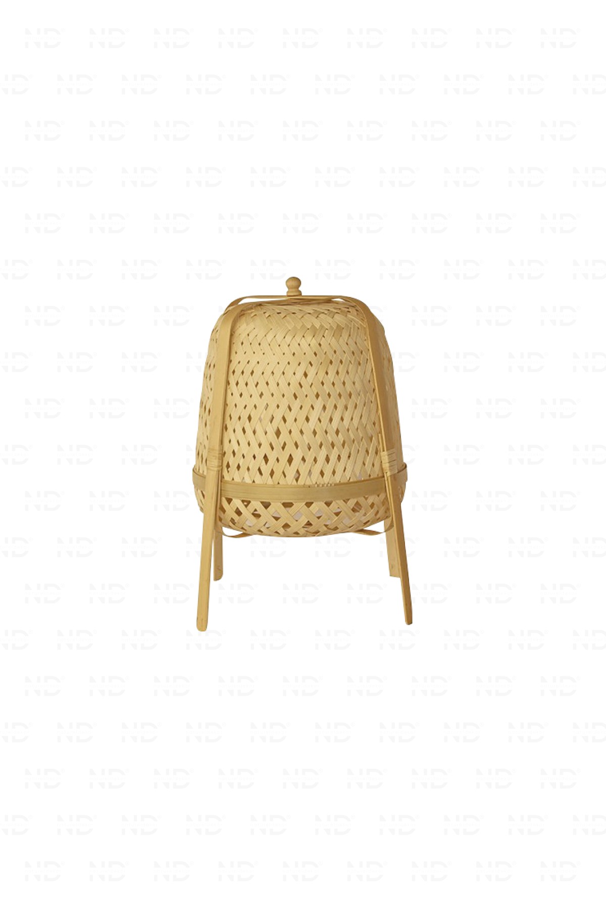 Knixhult Bohem Bambu Masa Lambası, Yer Lambası 35 CM - İskandinav, Modern, Rattan, Aydınlatma