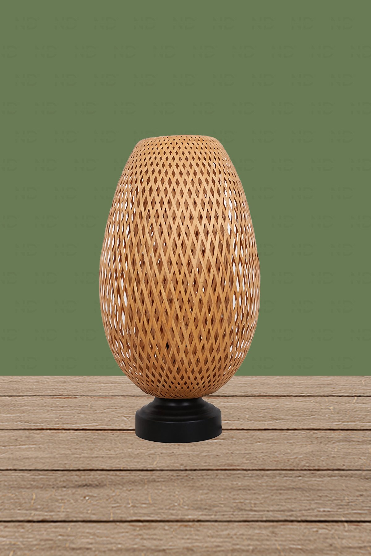 Boja Bambu Siyah Detay Aplik 23x37x60 cm İskandinav, Modern, Bohem, Rattan, Aydınlatma