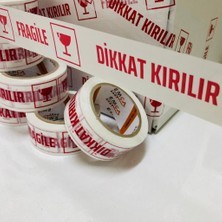 Dikkat Kırılır (Fragile) Baskılı Koli Bantları