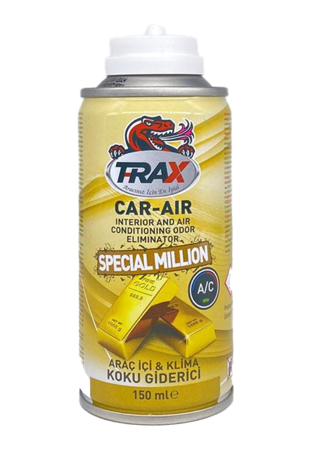 T-RAX Araç içi ve Klima Koku Giderici 150 mL Aerosol (Special Million)