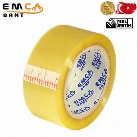 EMÇA Şeffaf Ambalaj Bandı Akrilik 