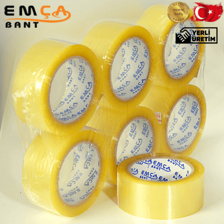 EMÇA Şeffaf Ambalaj Bandı Akrilik 