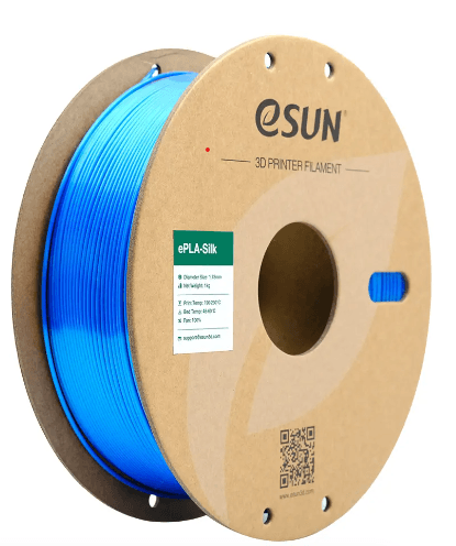 eSUN 1,75 mm ePLA-Silk Magic Gümüş Mavi Filament (1 KG)