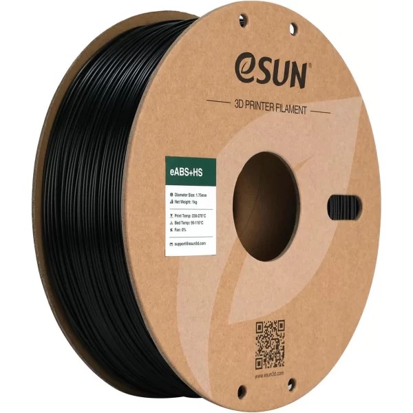 eSUN 1,75 mm eABS+HS Siyah Filament (1 KG)