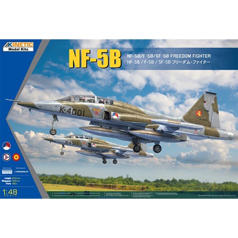 KINETIC MODEL 48117 1/48 NF-5B FREEDOM FIGHTER II (EUROPE EDITION) Savaş Uçağı Maketi