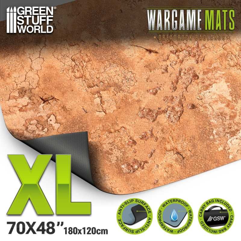GREEN STUFF WORLD 6343 Neoprene Mat Dreadrock Badlands (120x180cm) - MASAÜSTÜ OYUN MATI