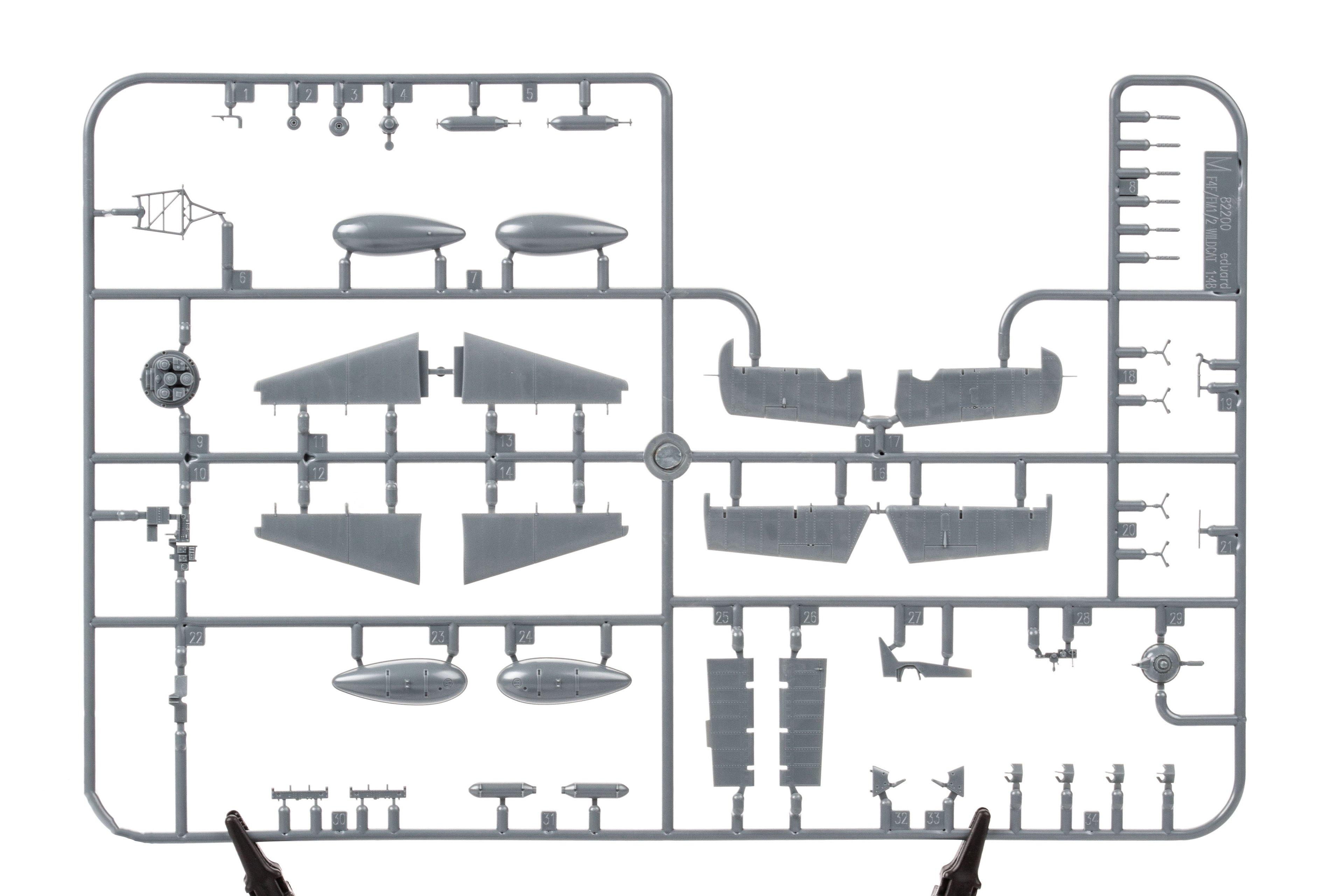  EDUARD 84204 1/48 F4F-4 Wildcat Late SAVAŞ UÇAĞI MAKETİ