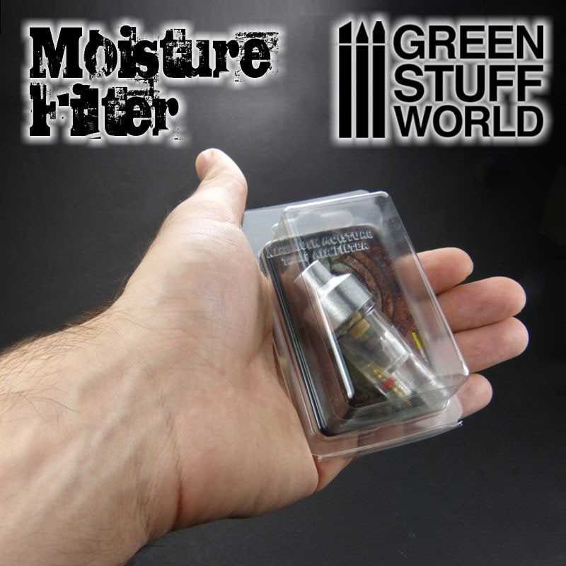 GREEN STUFF WORLD 1491 Airbrush Moisture Air Filter 1/8 - HAVATABANCASI NEM TUTUCU FİLTRE