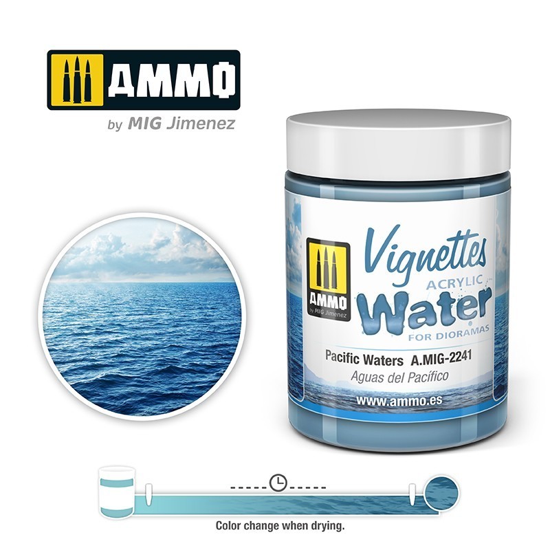 AMMO MIG 2241 Pacific Waters (100 mL) - Pasifik Okyanusu Suyu Yüzey Efekti