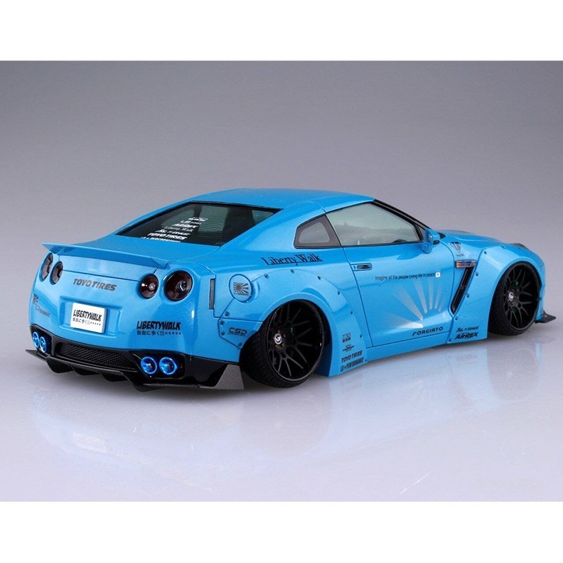 AOSHIMA 54024 1/24 Nissan R35 GT-R V1. - LB Works N 9 ARABA MAKETİ