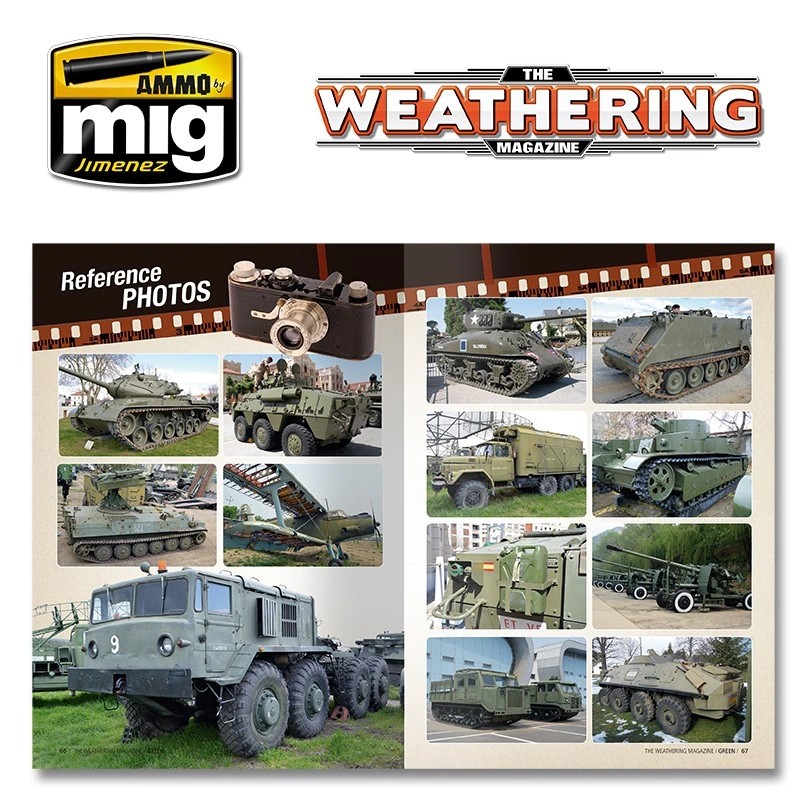 AMMO MIG 4528 THE WEATHERING MAGAZINE #29 - GREEN (English) YEŞİL RENK BOYAMA TEKNİKLERİ DERGİSİ