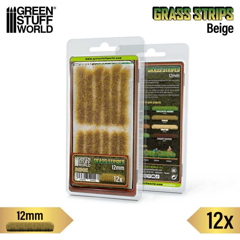 GREEN STUFF WORLD 13449 Grass Strips 12 mm - Beige