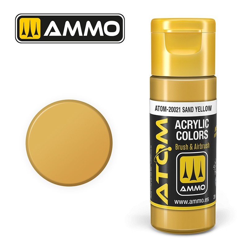 AMMO MIG ATOM 20021 Sand Yellow AKRİLİK MAKET BOYASI