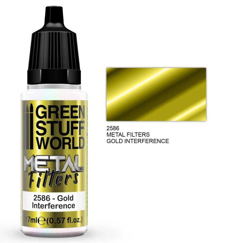 GREEN STUFF WORLD 2586 Metal Filters - Gold Interference METALİK EFEKT FİLTRESİ-ALTIN