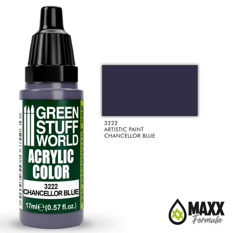 GREEN STUFF WORLD 3222 Acrylic Color CHANCELLOR BLUE MAKET BOYASI